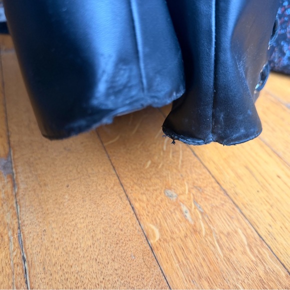 Only worn once Akira black pleather boots - Picture 6 of 6